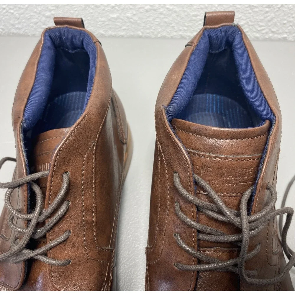 Steve Madden P-Tunder Chukka Boot Brown Men's Size 11